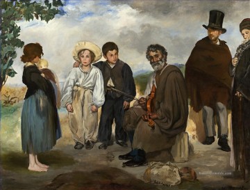 der alte Musiker Eduard Manet Ölgemälde